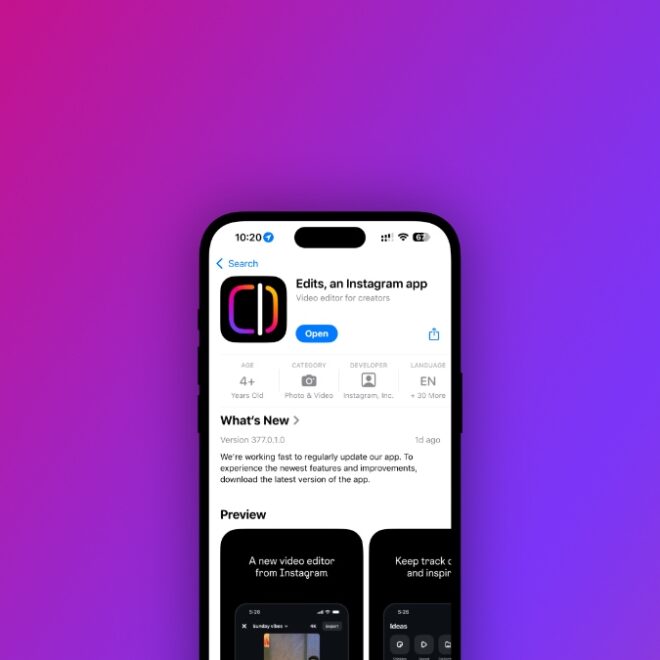 Instagram Edits App Now Available for Download on iPhone