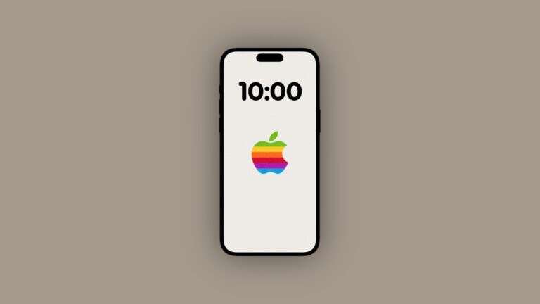 Download Old Apple Logo Wallpaper for iPhone, iPad