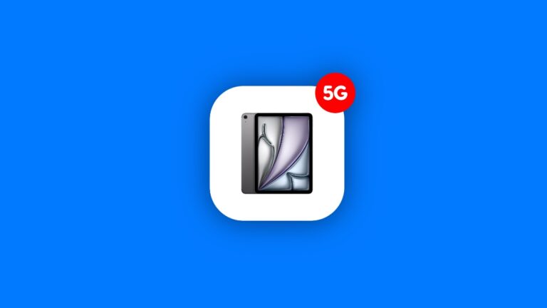 11-inch iPad Air with M3 Chip and 5G Cellular is $100 Today