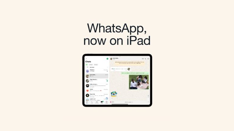WhatsApp for iPad Now Available for Download
