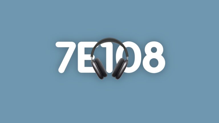 AirPods Max Firmware 7E108 Now Available for Download