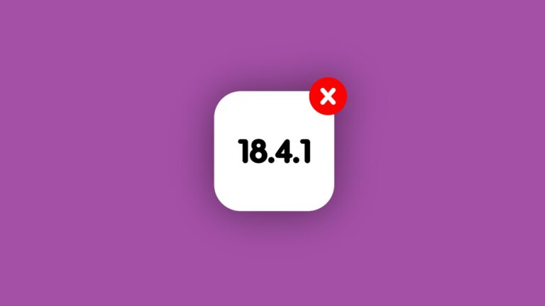 Apple is No Longer Signing iOS 18.4.1 and iPadOS 18.4.1