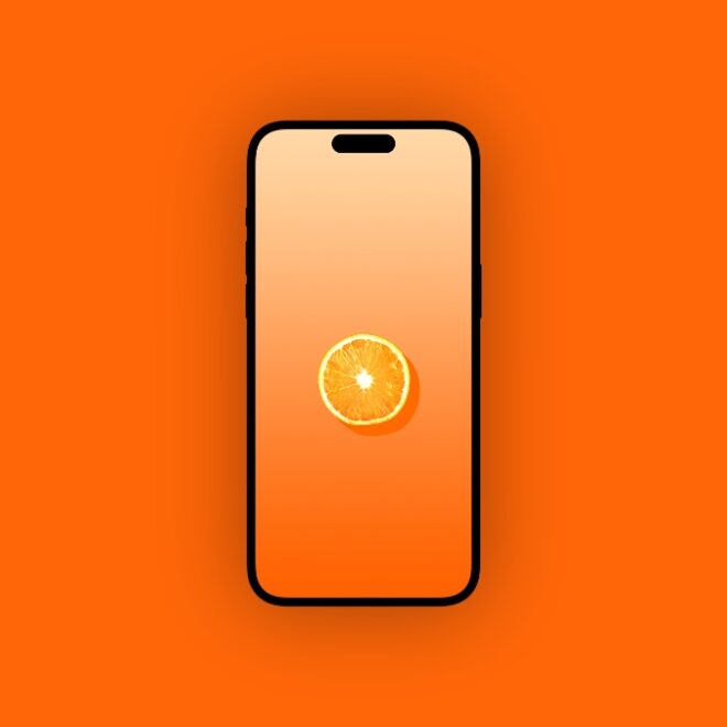 Download the Cool Orange Wallpaper for iPhone
