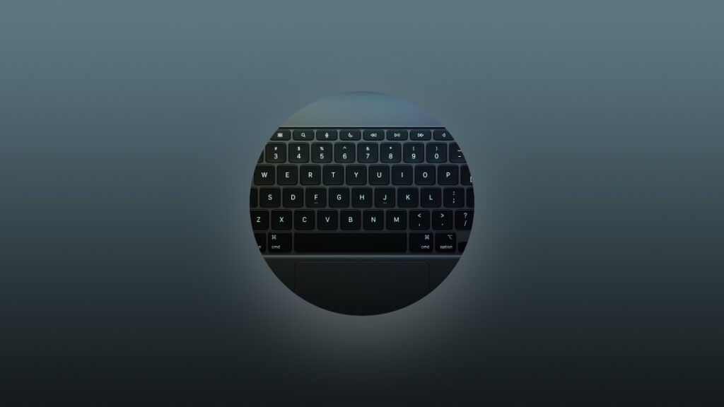 Disable Magic Keyboard backlight on iPad.