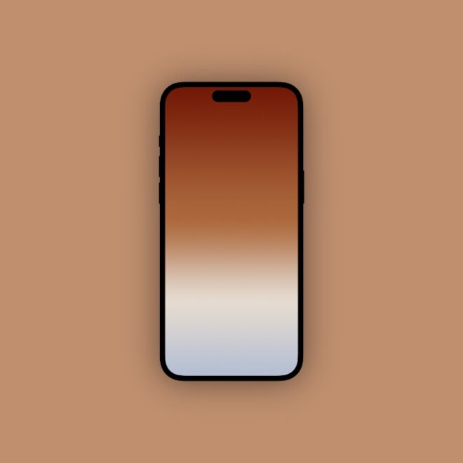 Stay Cool with the Iced Latte Gradient Wallpaper for iPhone