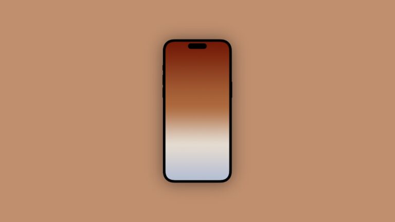 Stay Cool with the Iced Latte Gradient Wallpaper for iPhone