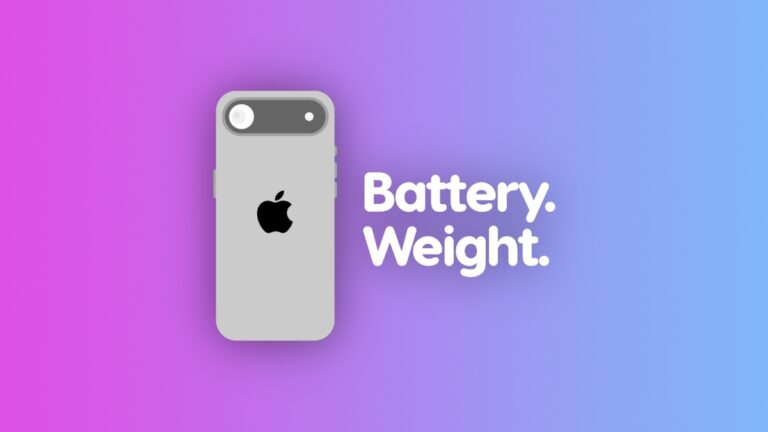 iPhone 17 Air Battery Capacity and Weight Revealed in New Leak