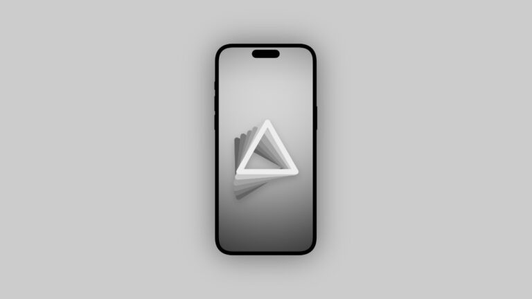 Go Black and White with the Spinning Triangles Wallpaper