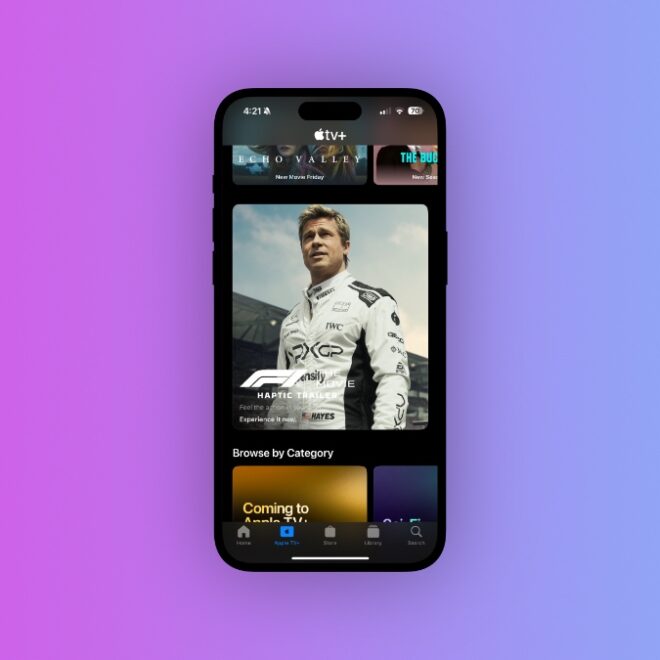 Apple’s F1 Trailer Taps into iPhone’s Taptic Engine for Immersion