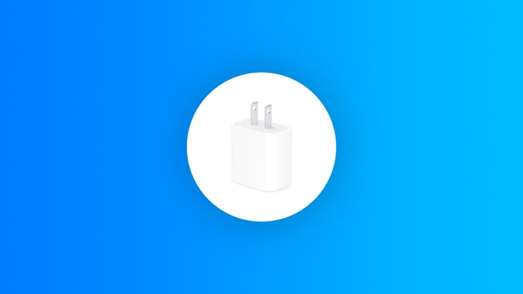 Apple 20W USB-C charger.