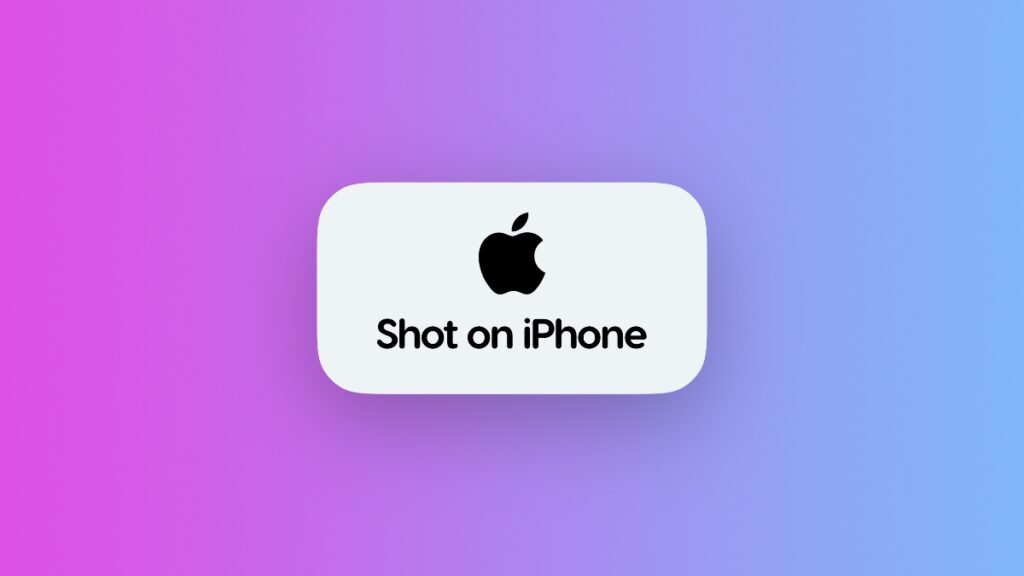 Shot on iPhone wins award.