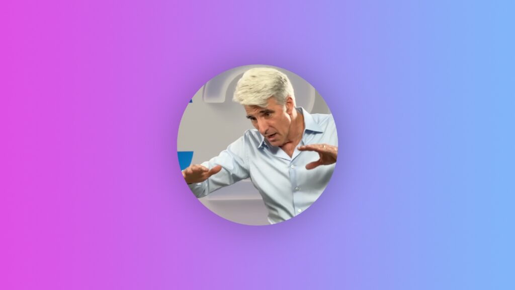 Craig Federighi on why iPad doesn't run macOS.
