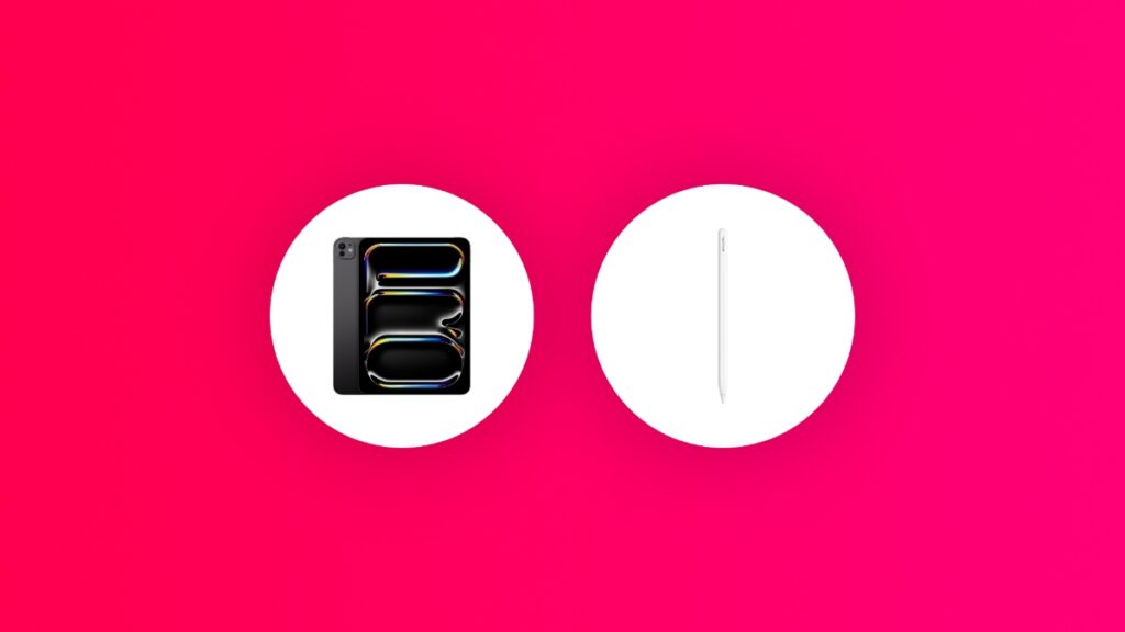 Discount on Apple Pencil Pro and M4 iPad Pro.