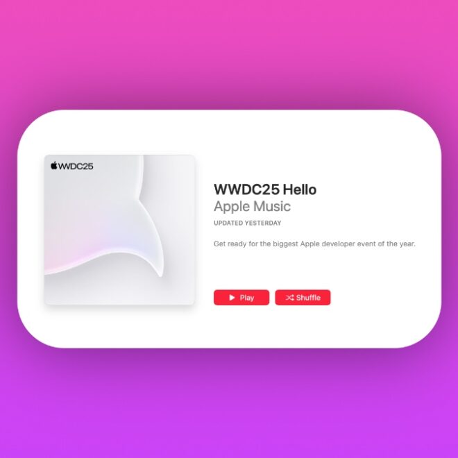 Apple Shares ‘WWDC25 Hello’ Music Playlist