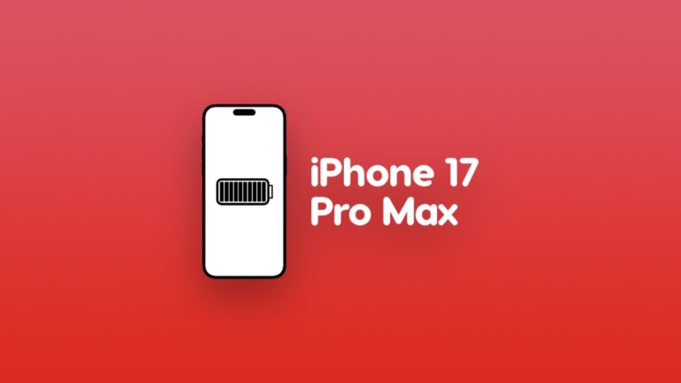 Apple iPhone 17 Pro Max Battery Capacity Leaked Online