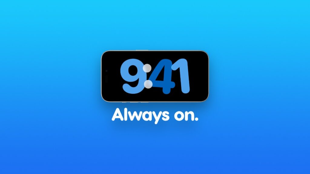 iPhone always on display during StandBy mode.