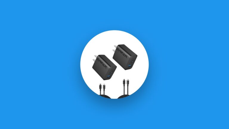 Anker is Selling Two 20W USB-C Chargers with Cables for $12.99