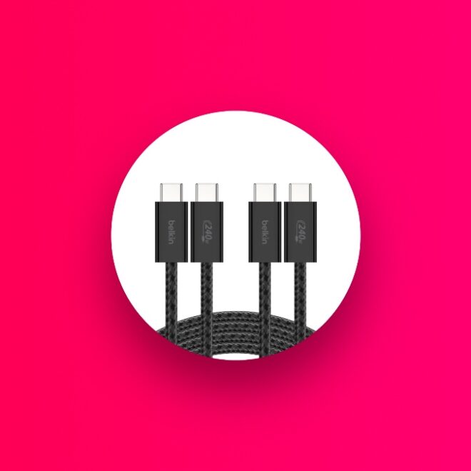 Get Two Belkin 240W USB-C Charging Cables for $19.16 Only