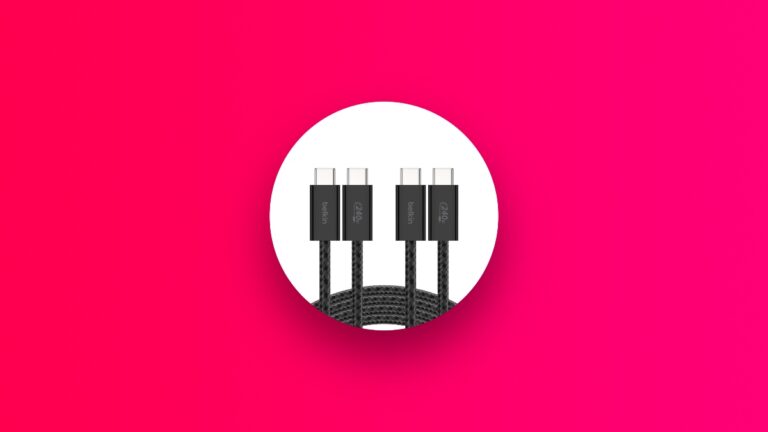 Get Two Belkin 240W USB-C Charging Cables for $19.16 Only