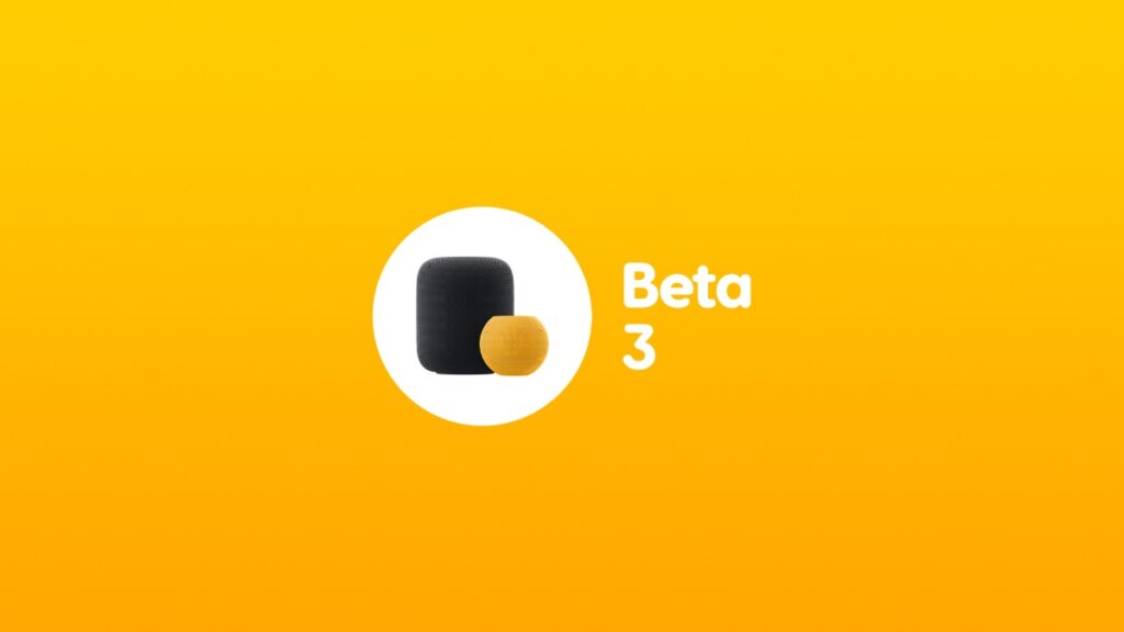 HomePod 26 beta 3 update.