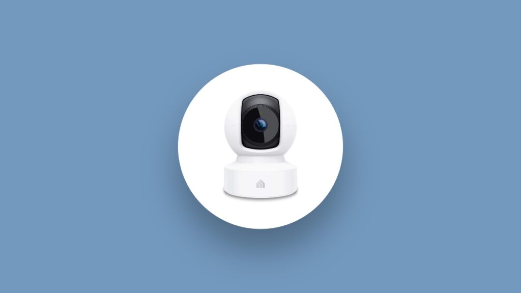 Kasa indoor camera with pan and tilt.