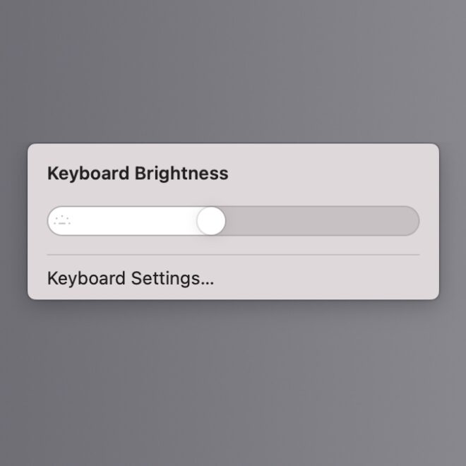 How to Add a Keyboard Brightness Slider in Menu Bar on MacBook