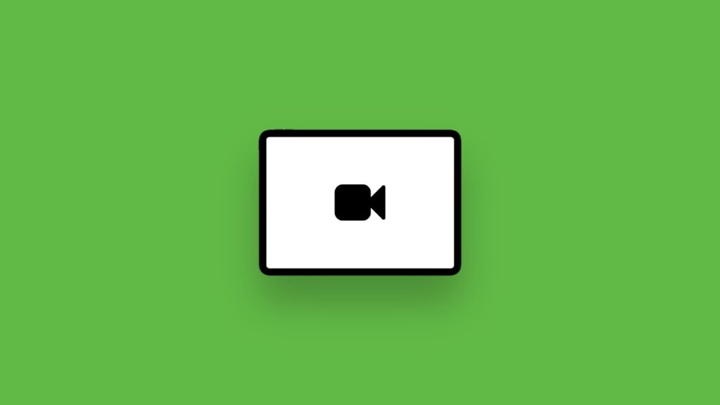 M5 iPad Pro with two front-facing cameras.