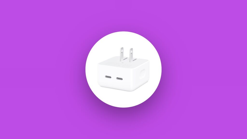 Save on Apple 35W USB-C charger.