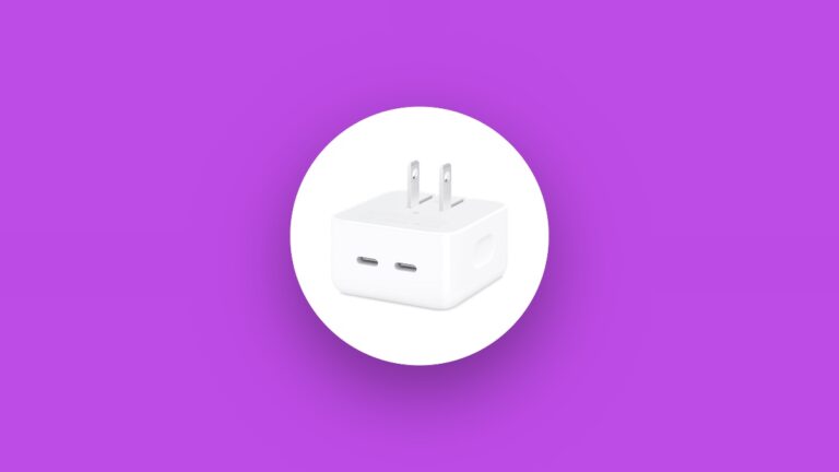 Save $10 on Apple’s Dual Port 35W USB-C Charger Today