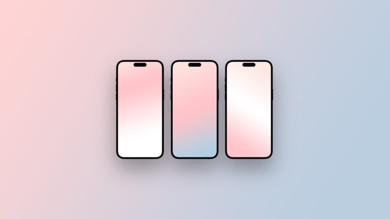 Download Subtle Pink Wallpapers for iPhone [3-Pack]