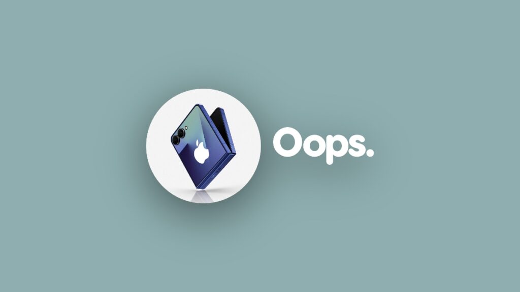 Apple promotes Galaxy Flip 7 on its own account.