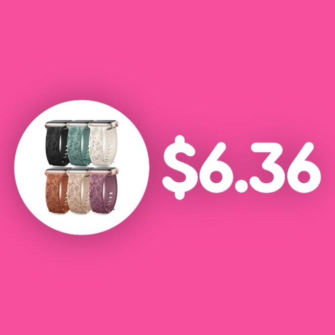 Get a Pack of 6 Floral Apple Watch Bands for $6.36 Only Today