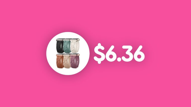 Get a Pack of 6 Floral Apple Watch Bands for $6.36 Only Today
