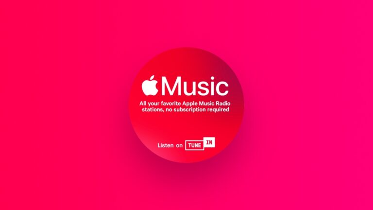 6 Apple Music Radio Stations Now Available on TuneIn