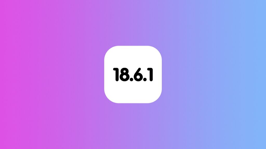 Download iOS 18.6.1 update.