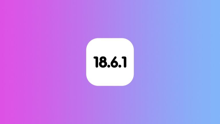 Download iOS 18.6.1 with Blood Oxygen Feature