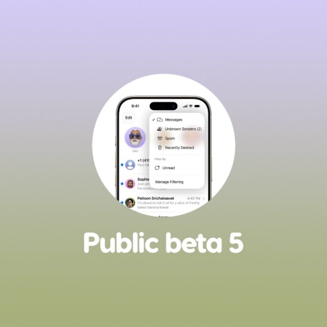 Download: iOS 26 and iPadOS 26 Public Beta 5 Released