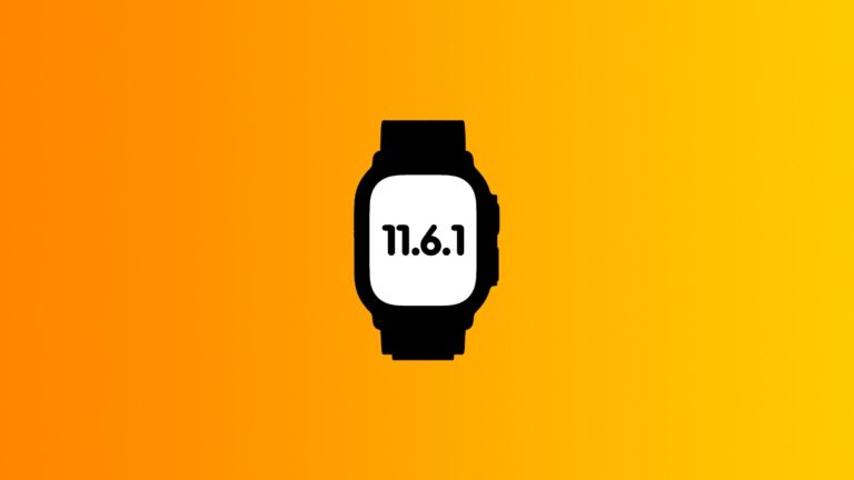 Download watchOS 11.6.1 for Apple Watch
