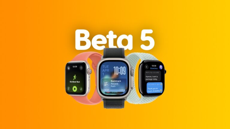 watchOS 26 Developer Beta 5 Now Available for Download