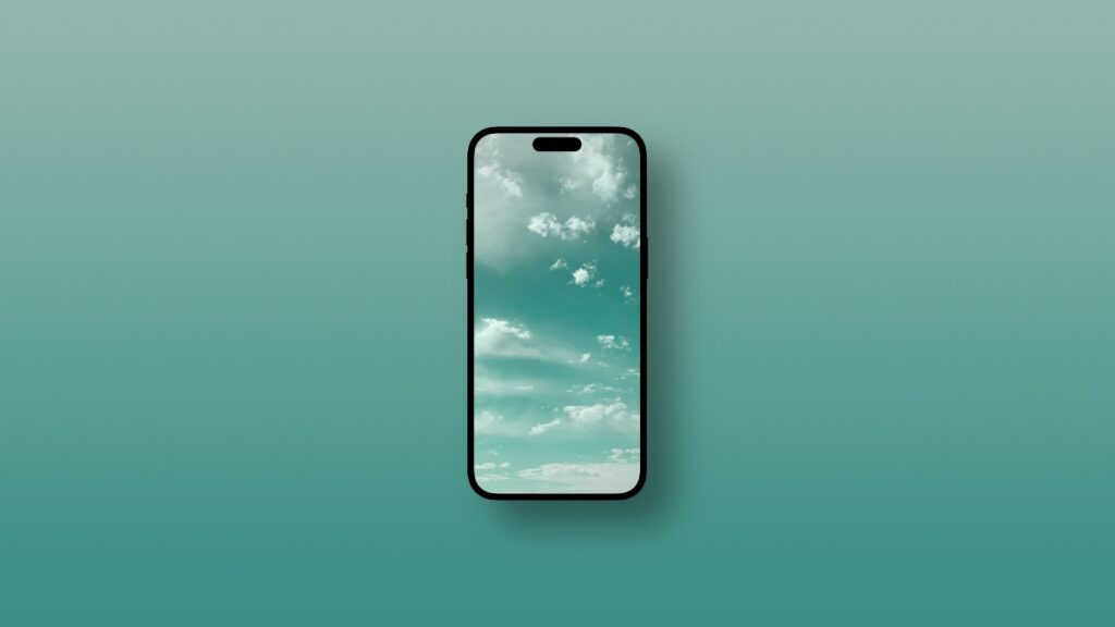 Green Sky wallpaper for iPhone.