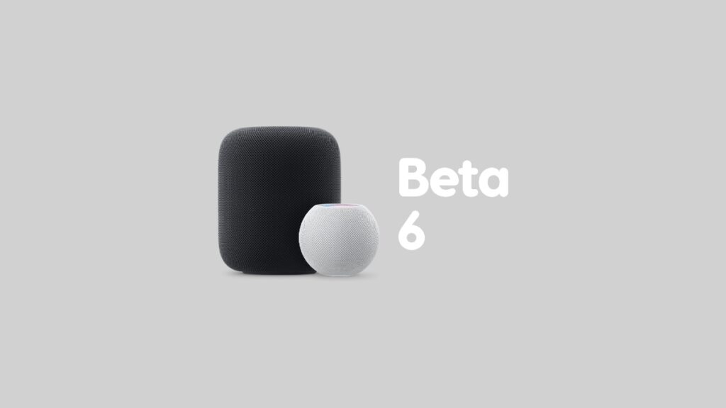 HomePod 26 beta 6.