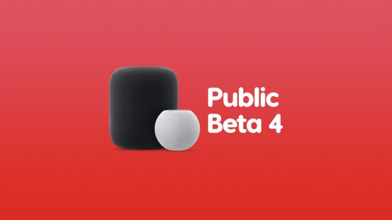 HomePod Software 26 Public Beta 4 Now Available