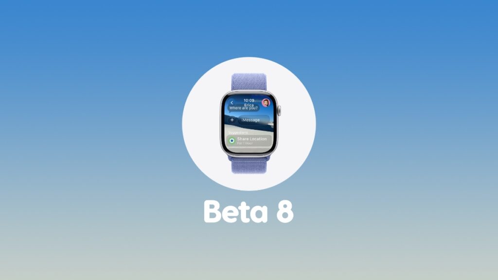 Download watchOS 26 developer beta 8.
