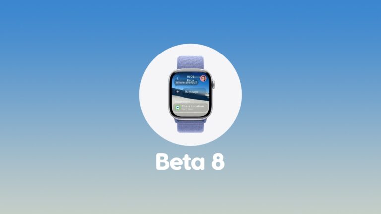 watchOS 26 Developer Beta 8 Now Available for Download