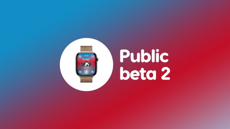Download watchOS 26 Public Beta 2 for Apple Watch