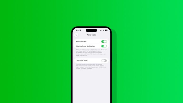 How to Enable and Use iOS 26 Adaptive Power Mode on iPhone