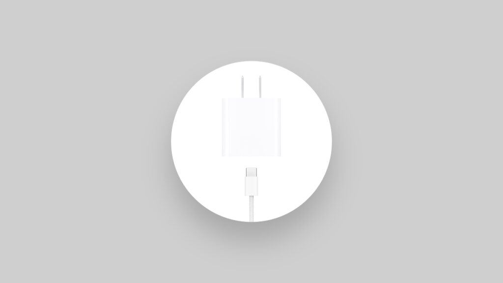 Discount on Apple 20W charger and cable.