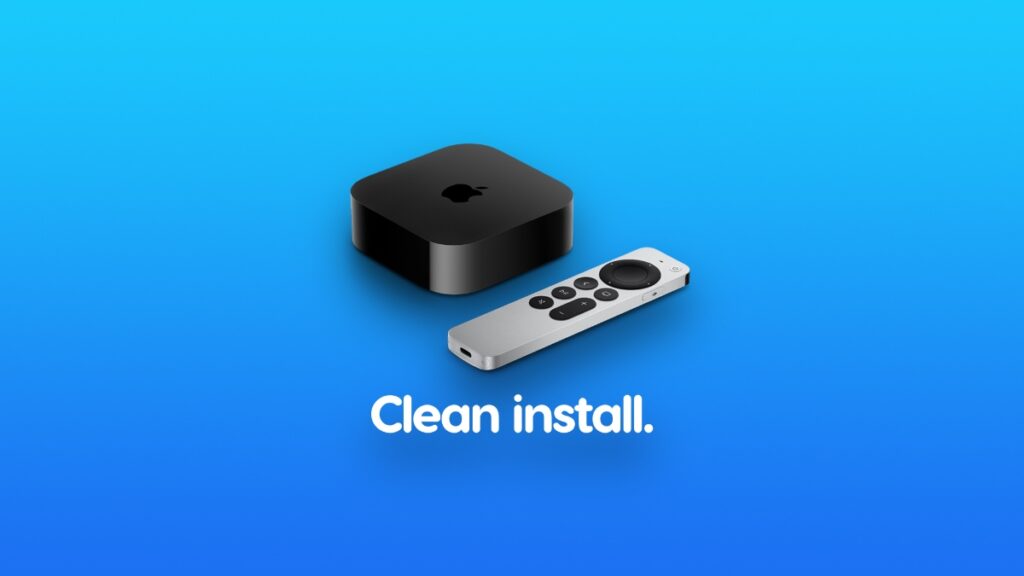 Clean install tvOS 26 on Apple TV.