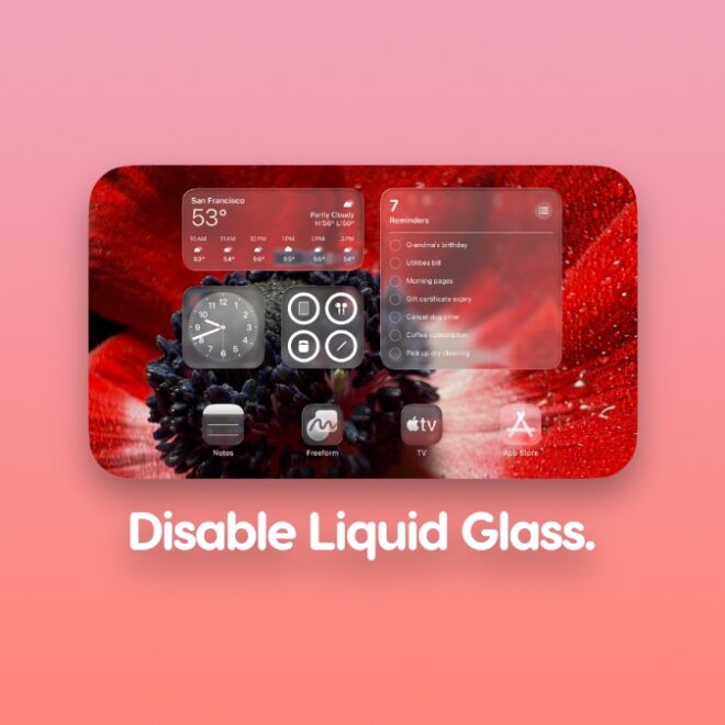 How to Disable Liquid Glass in iOS 26, iPadOS 26, macOS 26