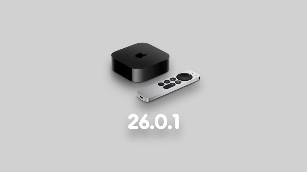 Download tvOS 26.0.1 update.